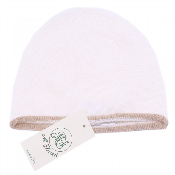 4026Y cuffia bimbo boy newborn M. FERRARI cashmere beanie hat
