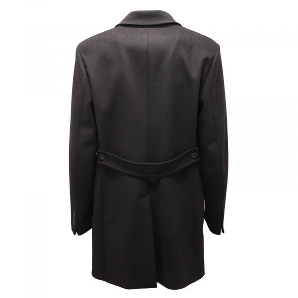 4031AP cappotto uomo PATRIZIA PEPE man wool coat black