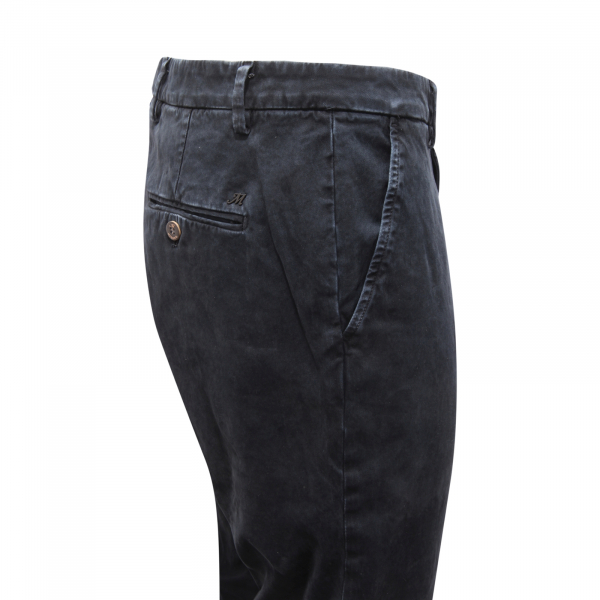 4056AZ PANTALONE UOMO MASON'S MILANOSTYLE MAN VINTAGE EFFECT TROUSERS BLUE
