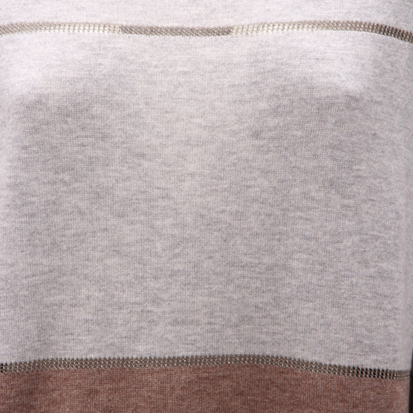 4058AF abito donna KANGRA grey/brown wool dress woman