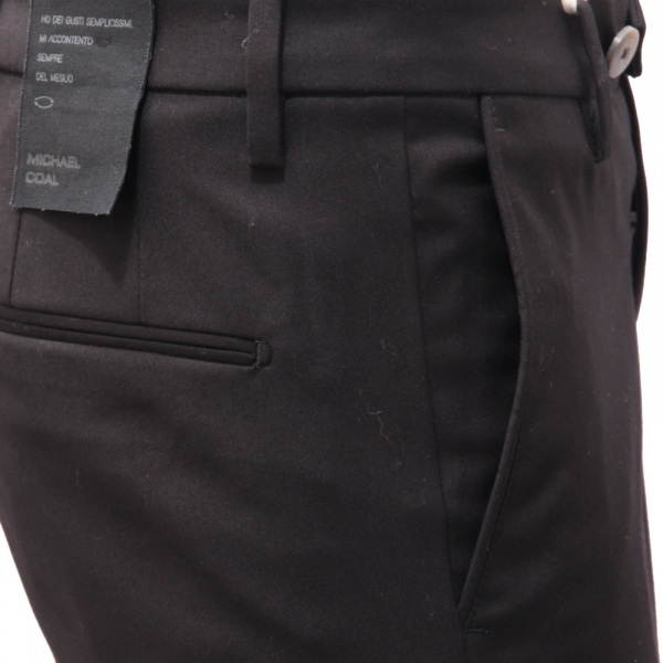 4080AM pantalone uomo MICHAEL COAL man trousers black