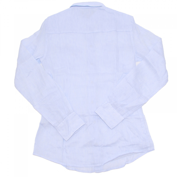 4090I camicia uomo DOLCE & GABBANA D&G lino cotone manica lunga shirts men