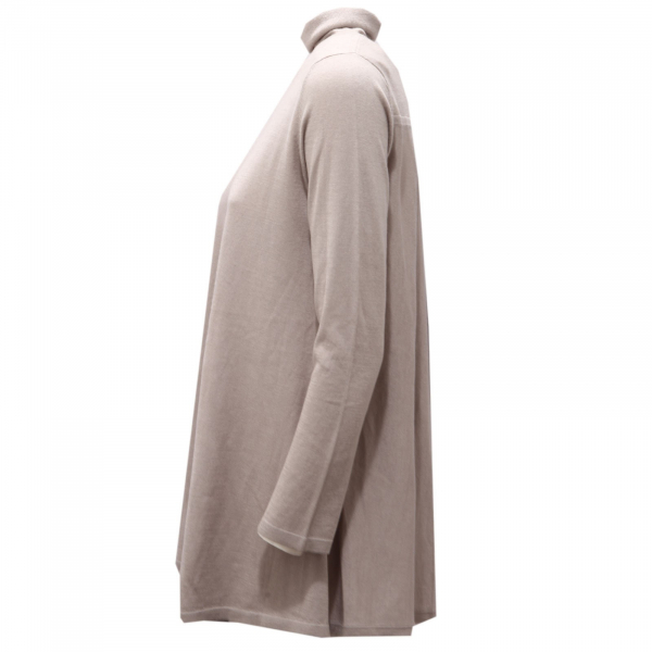4101AF maglione donna KANGRA grey turtleneck sweater woman