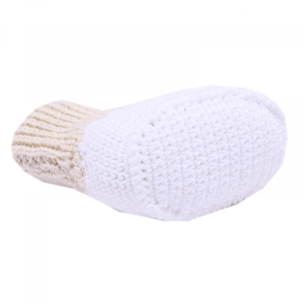 4108Y scarpine lana LITTLE BEAR wool newborn shoe girl