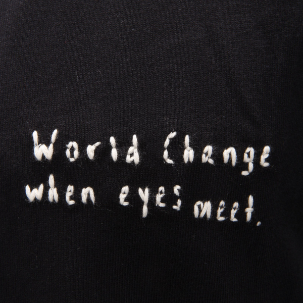 4124AD maglia uomo OFFICINA 36 delavè black cotton t-shirt man
