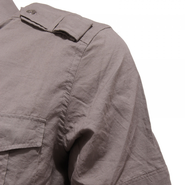 41451 camicia manica corta uomo MESSAGERIE grigio shirt short sleeve men