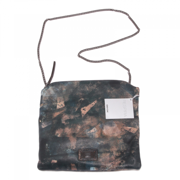 4154U borsa donna GEOX tracolla green brown multicolor handbag woman
