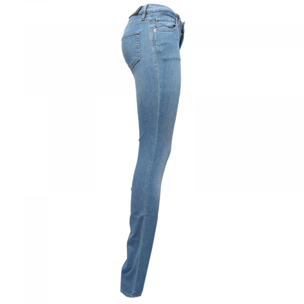 4160Z pantalone donna LACOSTE SLIM FIT denim delave' jeans woman