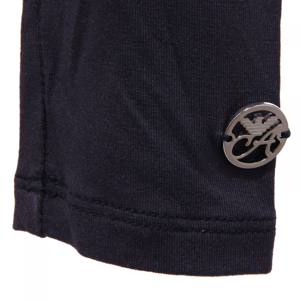 4182S coprispalle bimba ARMANI JUNIOR blu sweater cotton kid