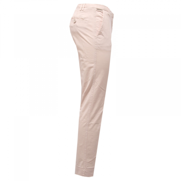 4217Z pantalone donna FABIANA FILIPPI SLIM FIT cotton LIGHT PINK trouser woman