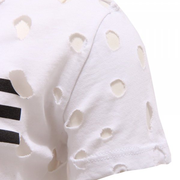 4260U maglia bimba GAeLLE PARIS forata t-shirt kid girl