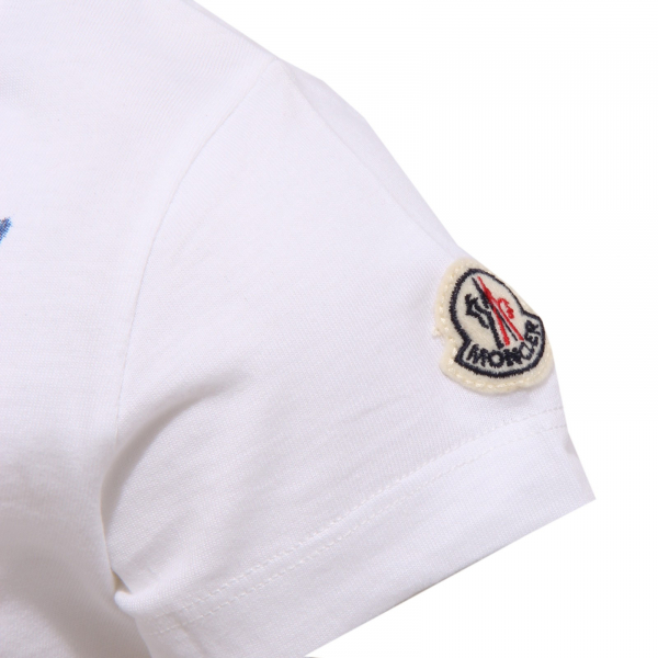 4286X maglia bimba MONCLER girl white t-shirt