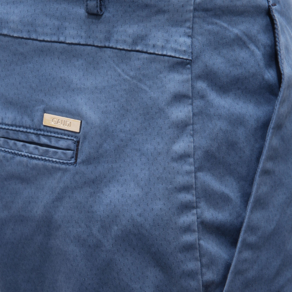 4297AF bermuda uomo GAUDI' blue cotton short man