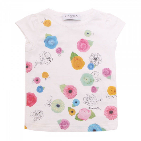 4307AN completo bimba SIMONETTA MINI girl kid cotton set