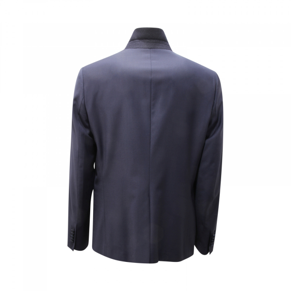4356AP giacca uomo PATRIZIA PEPE SKINNY man jacket blue
