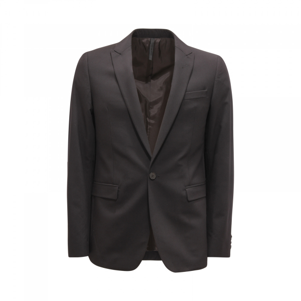4409AU ABITO UOMO HILTON MAN SUIT BLACK DROP 8R