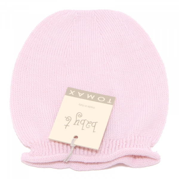 4412U cuffia bimba BABY T. TOMAX lana rosa pink wool hat kid girl
