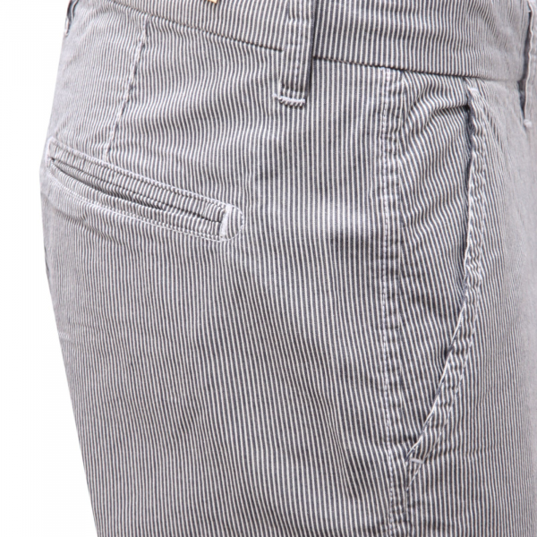 4413AF bermuda uomo IMPURE blue/white stripes cotton shorts man