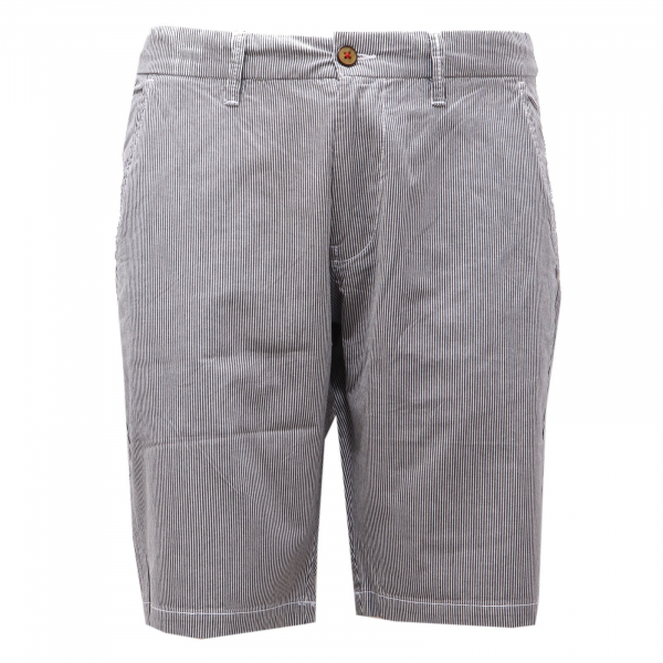 4413AF bermuda uomo IMPURE blue/white stripes cotton shorts man