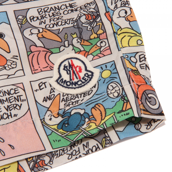 4424X costume mare bimbo MONCLER boxer short beachwear kid