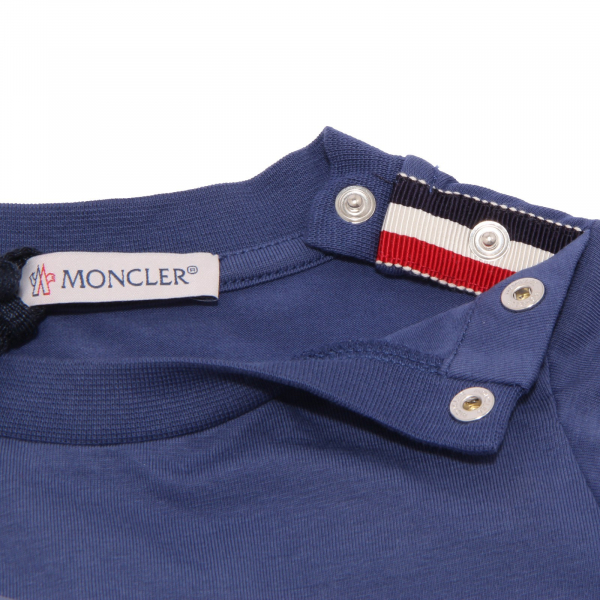 4435X completo bimbo MONCLER boy maglia + short blue t-shirt short