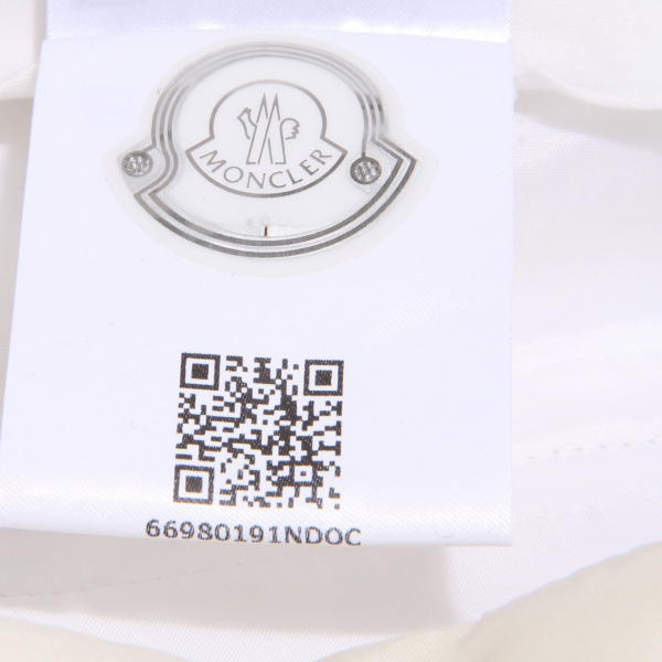 4436AB pantalone donna MONCLER white trouser pants woman
