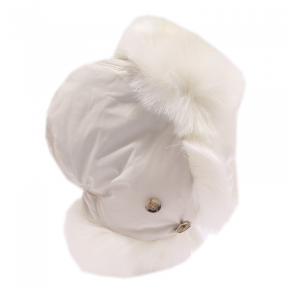 4441U cappello donna  WOOLRICH para orecchie white hat earmuffs