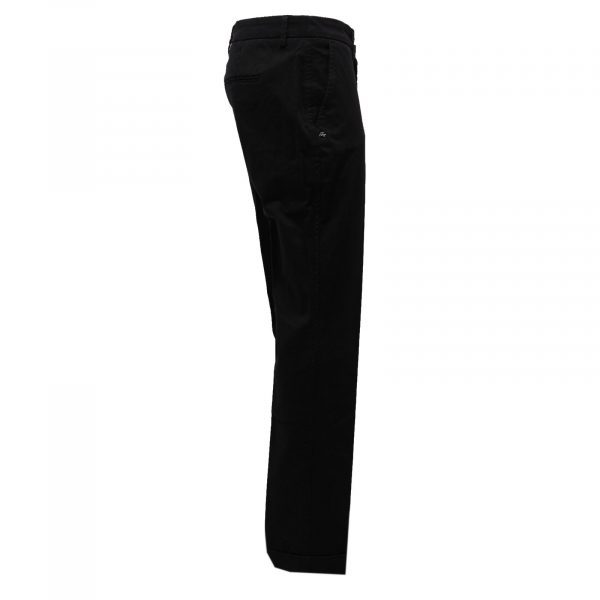 4443AB pantalone donna FAY black garment dyed trouser woman