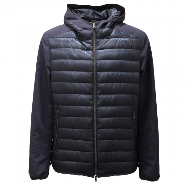 giubbotto 100 grammi uomo HERNO blue light  padded jacket men