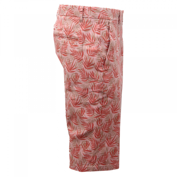 4446AF bermuda uomo MARKUP pink printed cotton shorts man
