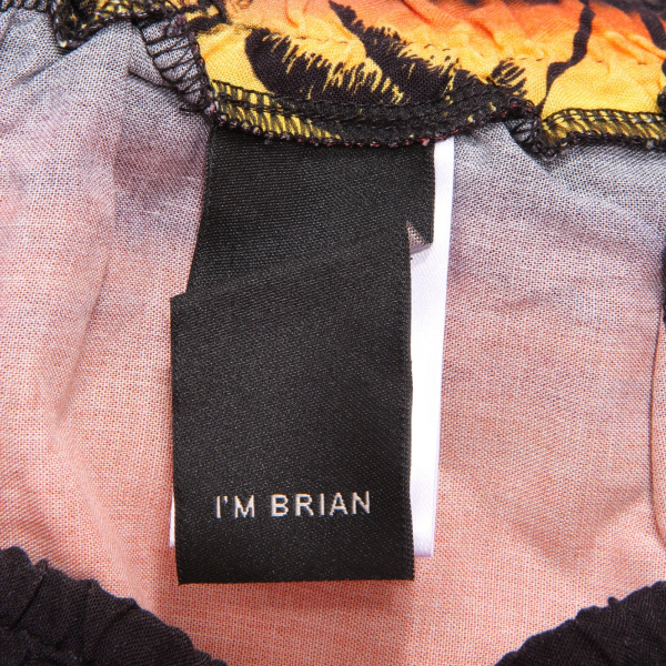 4451AF bermuda uomo I'M BRIAN orange short pant men