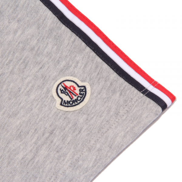 pantalone tuta corto MONCLER grey short sweatpant boy