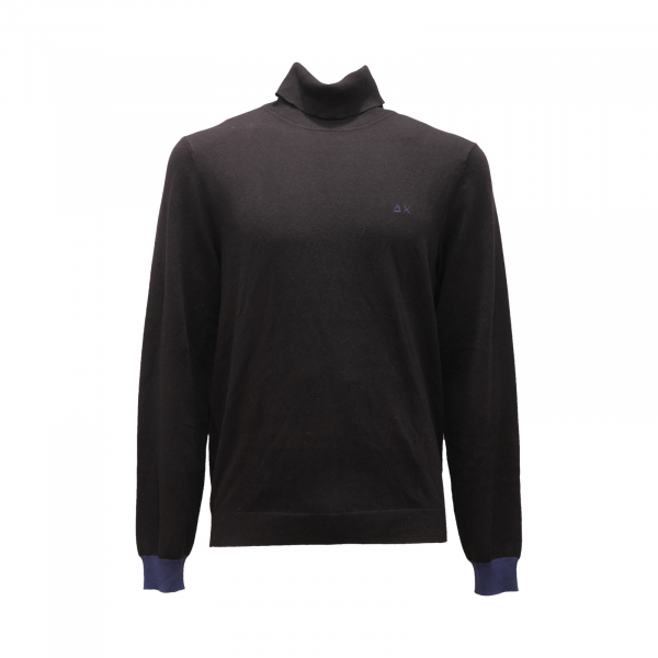 4457AS dolcevita uomo SUN 68 man turtleneck sweater black