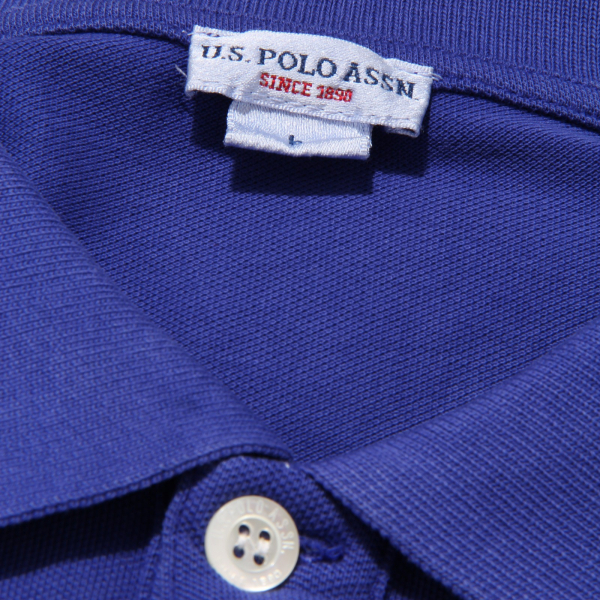 4459K polo uomo U.S. POLO ASSN. BLUE garment dyed cotton t-shirt man