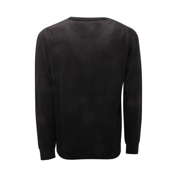 4460AT maglione uomo MAURO GRIFONI man wool sweater black