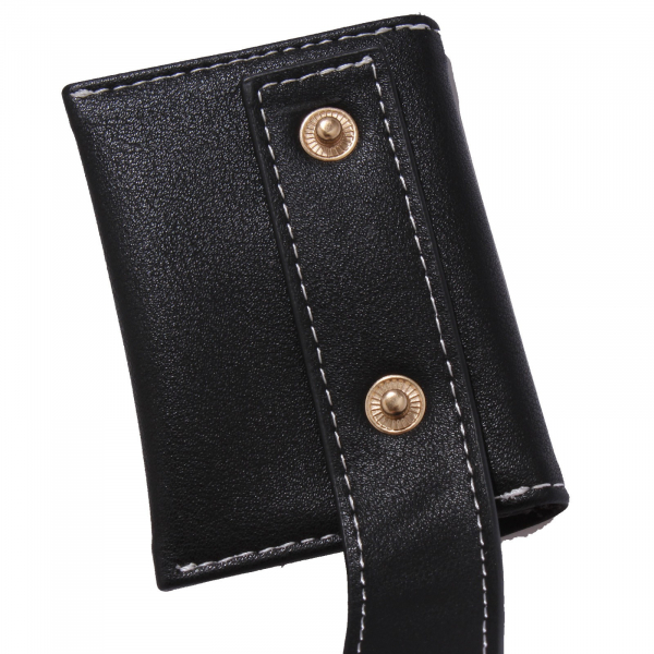 cintura bimba GIRL ELSY eco-leather black belt