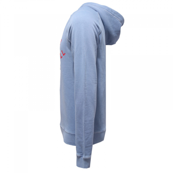 4467R felpa uomo DSQUARED2 D2 felpe azzurra sweatshirt man
