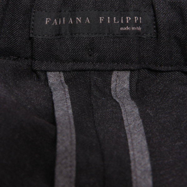 4470AB pantalone donna FABIANA FILIPPI  modello tuta melange grey trouser woman