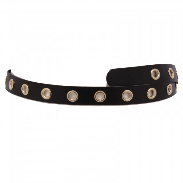 4472Y cintura bimba GIRL ELSY eco-leather black belt