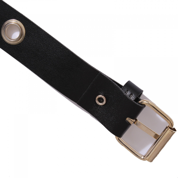 4472Y cintura bimba GIRL ELSY eco-leather black belt