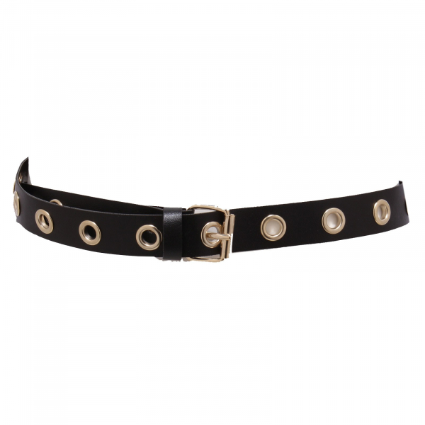 4472Y cintura bimba GIRL ELSY eco-leather black belt