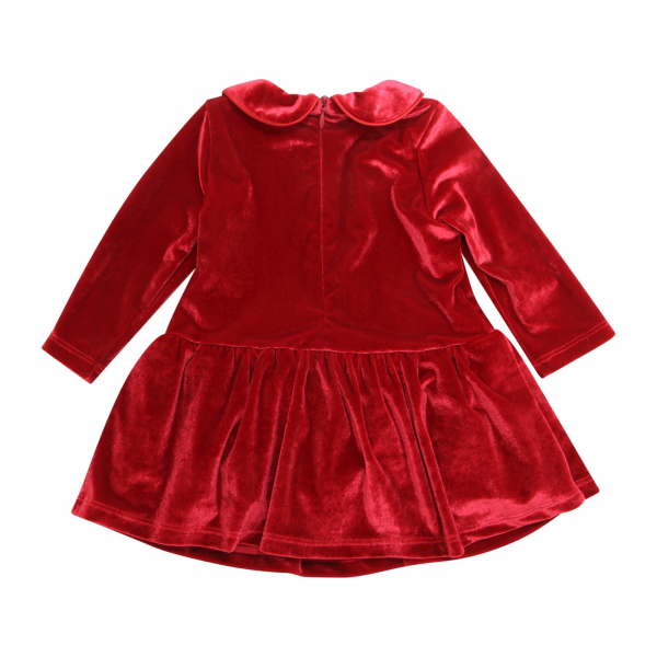 4478AZ ABITO VELLUTO BIMBA LIU JO GIRL VELVET DRESS