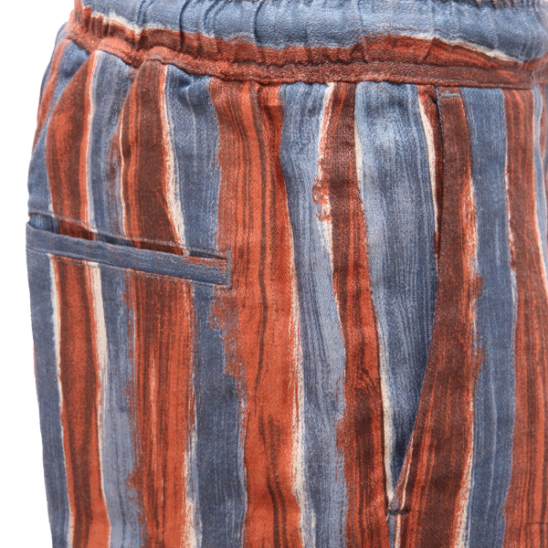4481AF bermuda uomo MARKUP linen striped short pant