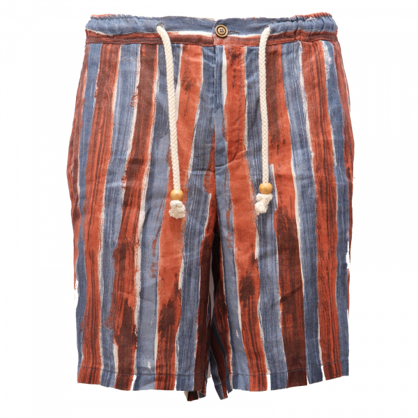 4481AF bermuda uomo MARKUP linen striped short pant