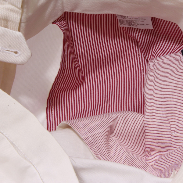 4482W pantalone uomo BRUNELLO CUCINELLI white cotton trouser man
