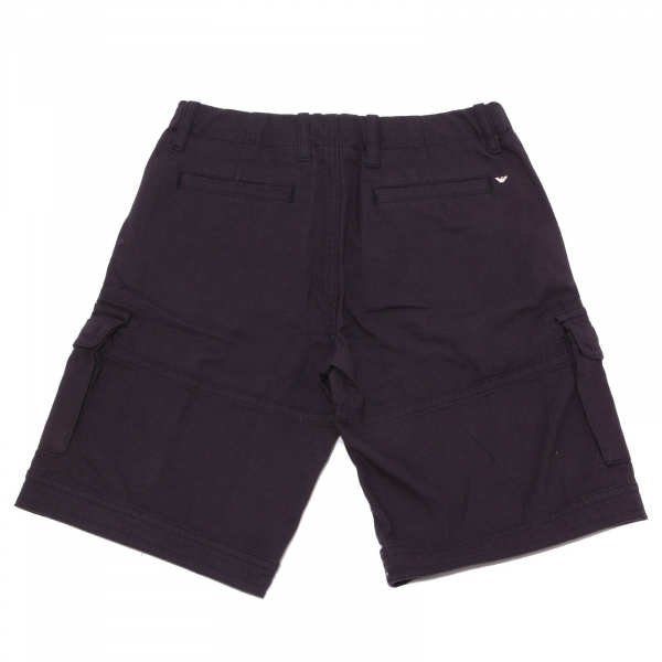 4492X bermuda bimbo boy ARMANI blue cotton short kid