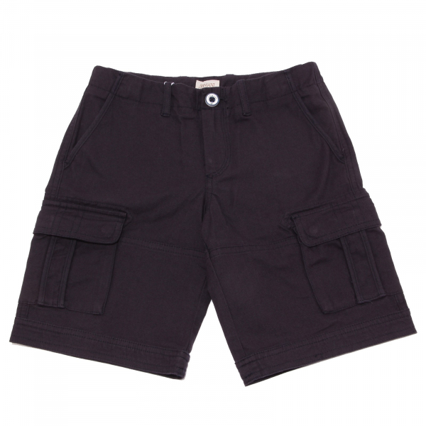 4492X bermuda bimbo boy ARMANI blue cotton short kid