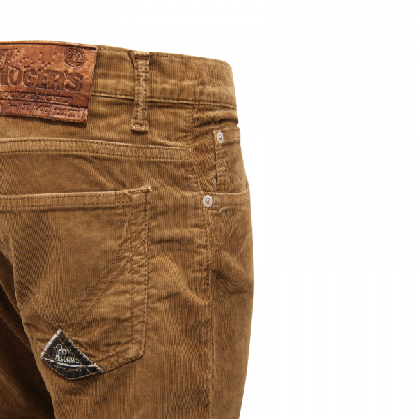 4497AQ pantalone bimbo ROY ROGER'S boy kids velvet trousers