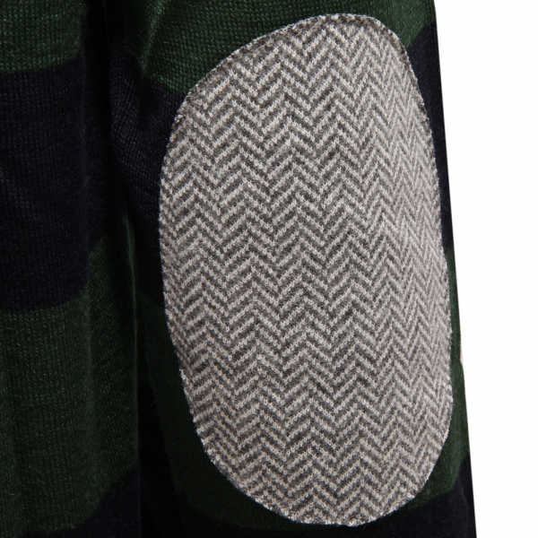 4501K maglione uomo BEVERLY HILLS POLO CLUB blue/green sweater man