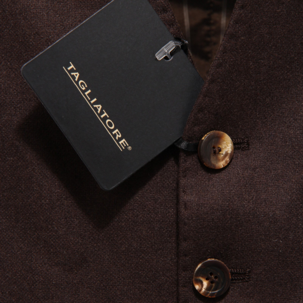 4527J gilet uomo TAGLIATORE brown panciotto waistcoat man